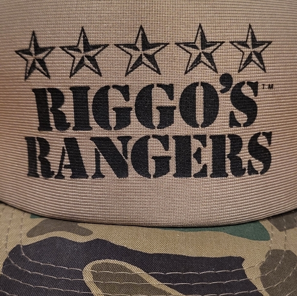 John Riggins Riggo's Rangers Collector's Edition Vintage Original Camo Hat Cap - Picture 15 of 16